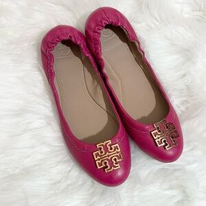 Tory Burch Melinda Tumbled Ballet Flats
